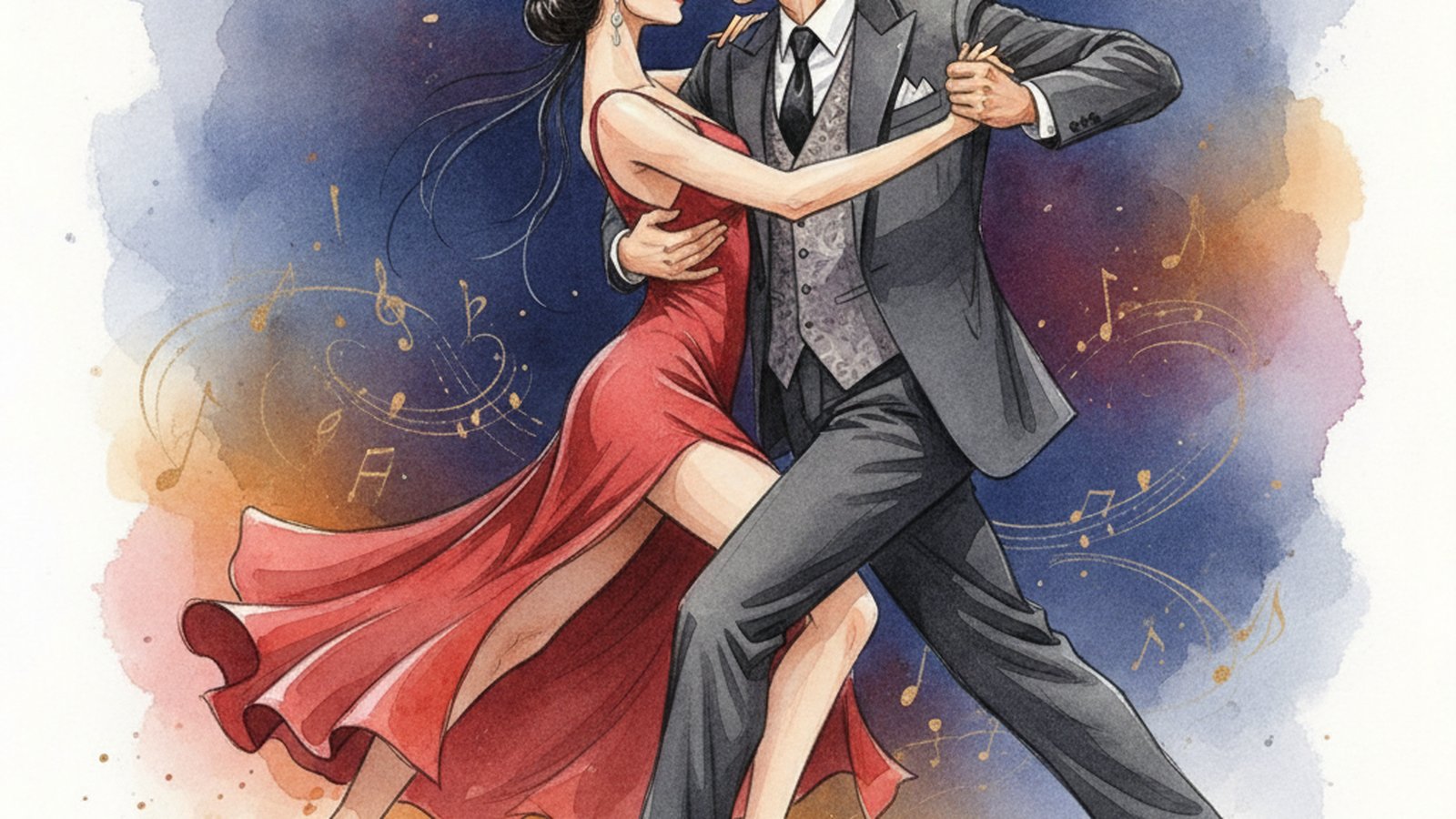 Pair of elegant leather tango shoes with supportive straps and cushioned insoles displayed on a polished milonga dance floor